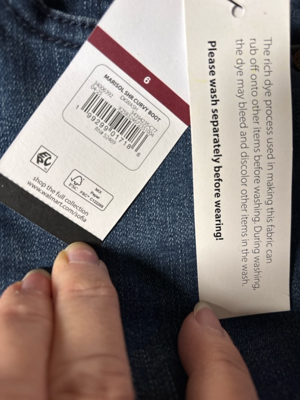 sofia by sofia vergara Medium Blue Flare Jeans - Picture 4 of 5